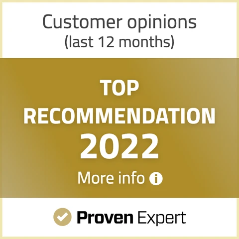 ProvenExpert Top Recommendation 2022