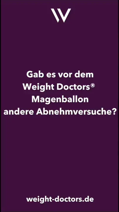 Thilo's success story, part 4: Before the Weight Doctors® GASTRIC BALLOON, were there other attempts to lose weight?